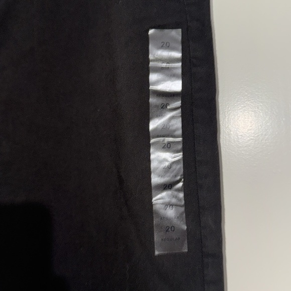 American Eagle black stretch NWT size 20 low rise pants - Picture 2 of 6